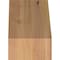 Ekena Millwork 5 1/2"W x 8"D x 8"H Legacy Smooth Knee Brace, Western Red Cedar BRC06X08X08LEC00SWR - alternate 4